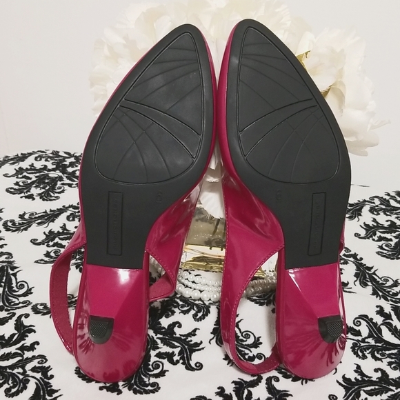 Women's Sling back Pointed Toe Kitten-heels Shoes Size 6 New/NWOT - Picture 8 of 11